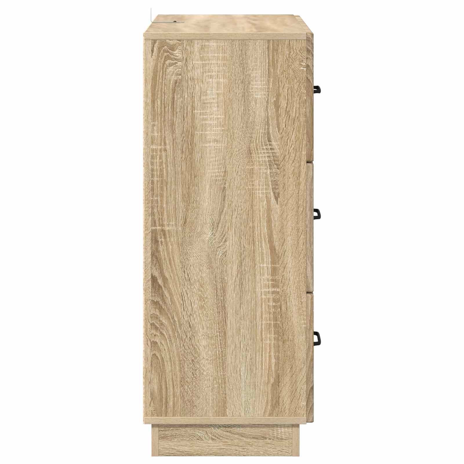 Skuffeskab Sonoma-eg 66 x 34,5 x 87 cm Konstrueret træ