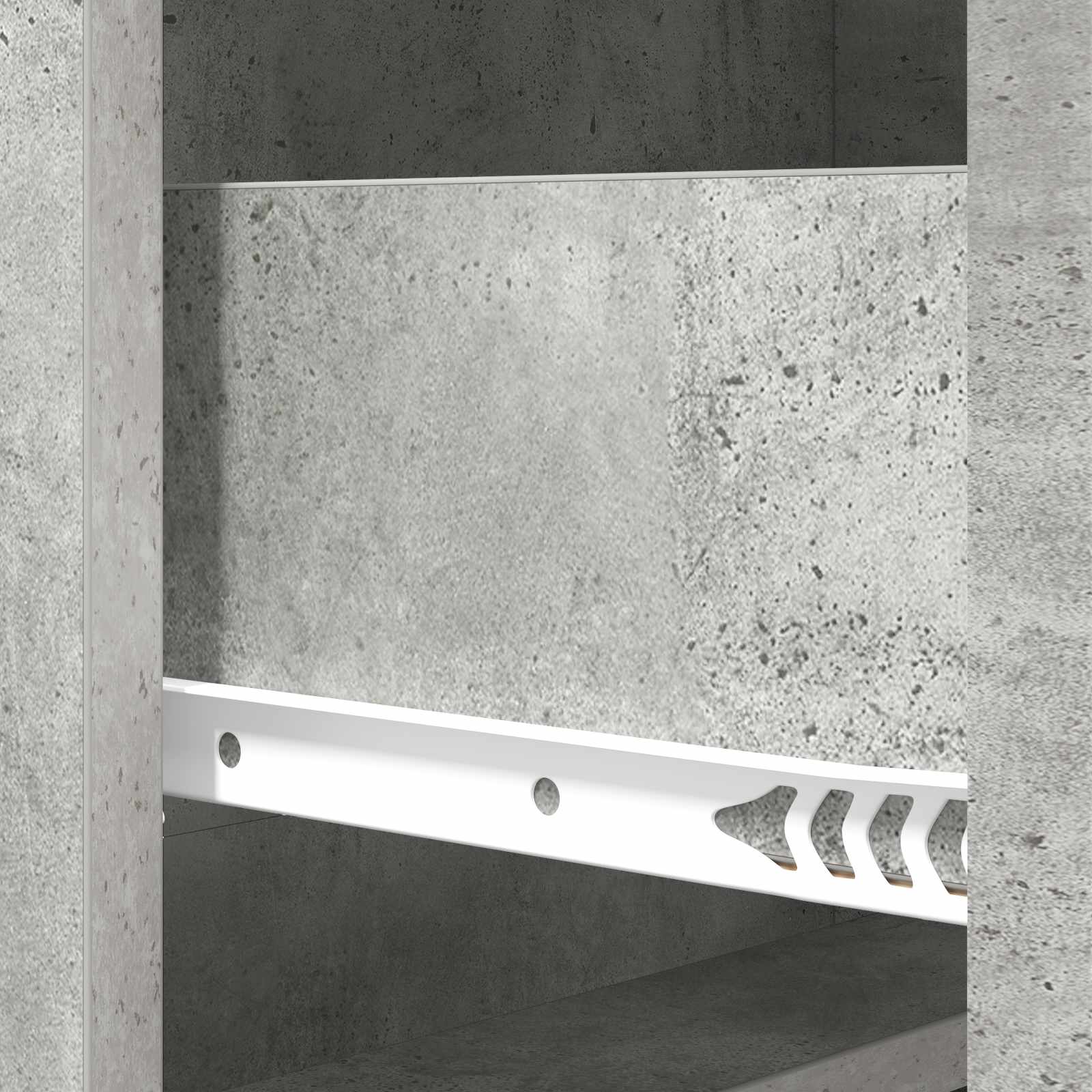 Skuffeskab Betongrå 66 x 34,5 x 87 cm Konstrueret træ