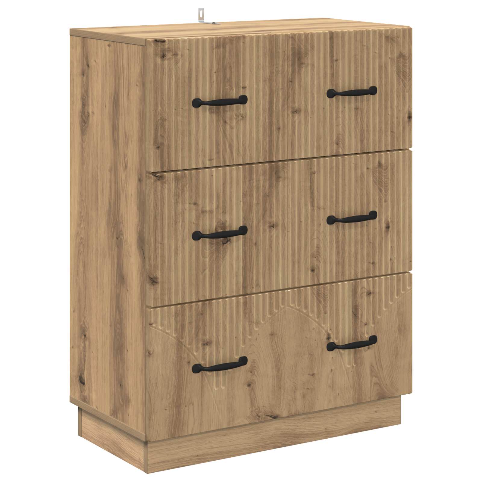 Skuffeskab Artisan-eg 66 x 34,5 x 87 cm Konstrueret træ