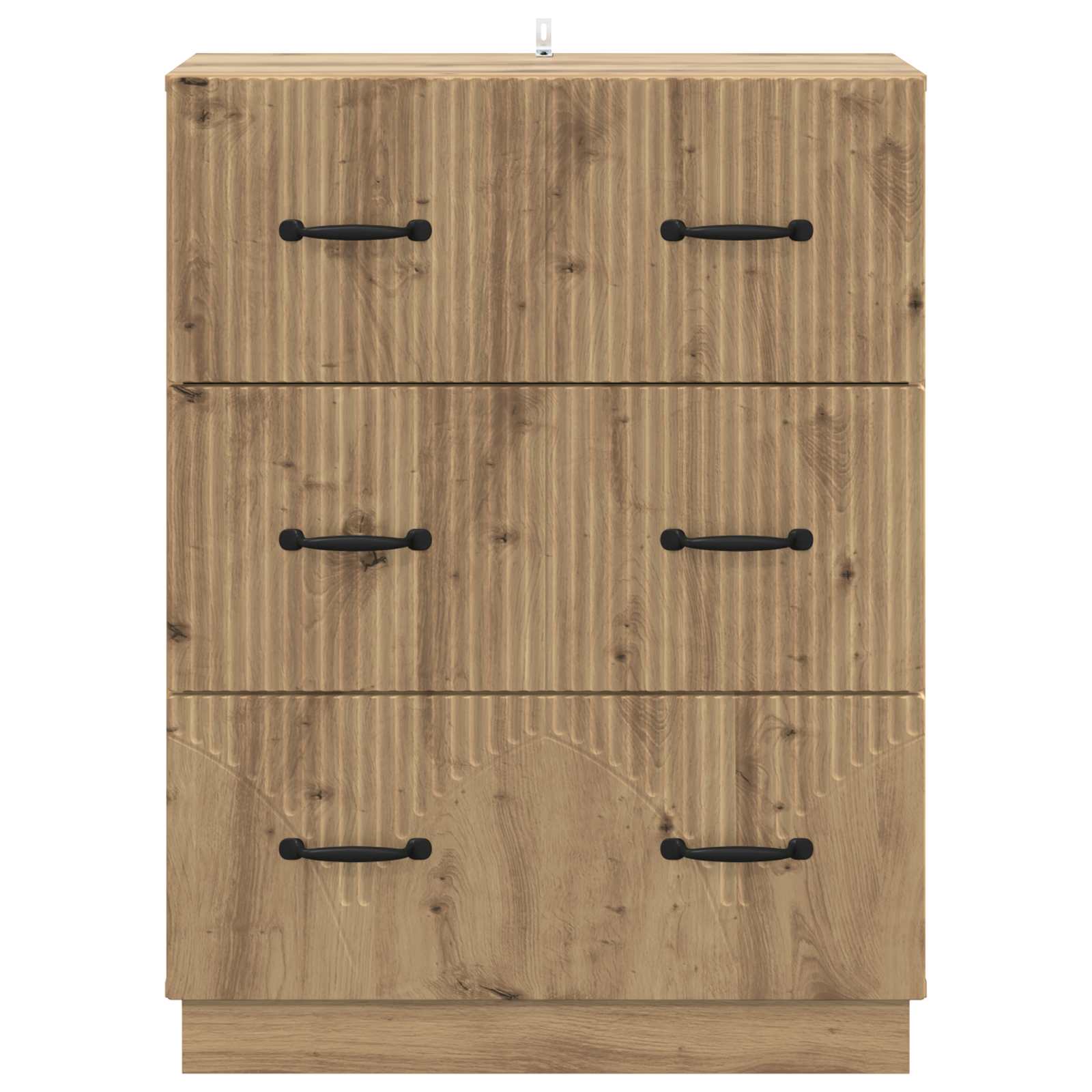 Skuffeskab Artisan-eg 66 x 34,5 x 87 cm Konstrueret træ