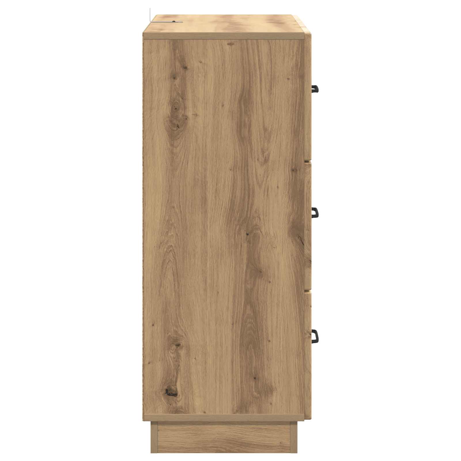 Skuffeskab Artisan-eg 66 x 34,5 x 87 cm Konstrueret træ