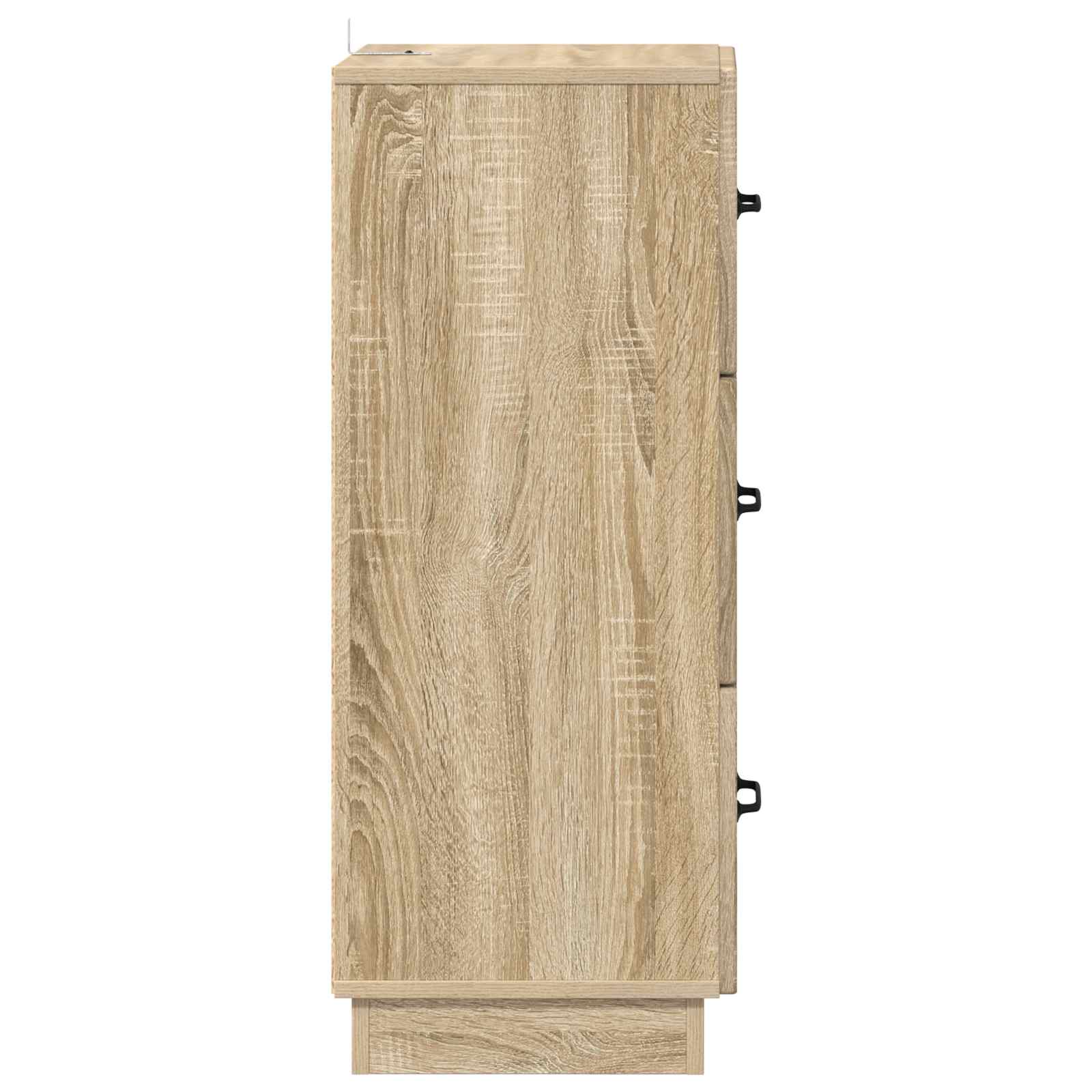 Skuffeskab Sonoma-eg 33 x 34,5 x 87 cm Konstrueret træ