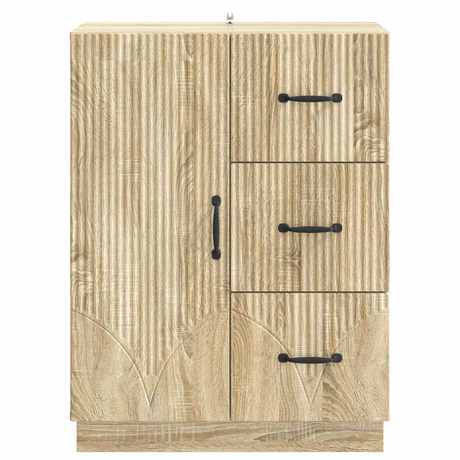 Sideboard Sonoma-eg 66 x 34,5 x 87 cm Konstrueret træ