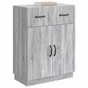 Sideboard Grå sonoma-eg 66 x 34,5 x 87 cm Konstrueret træ