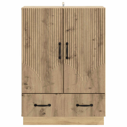 Sideboard Artisan-eg 66 x 34,5 x 92 cm Konstrueret træ