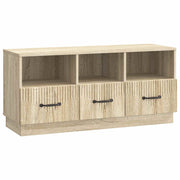 TV-skab med skuffe Sonoma-eg 102 x 34,5 x 47 cm Konstrueret træ