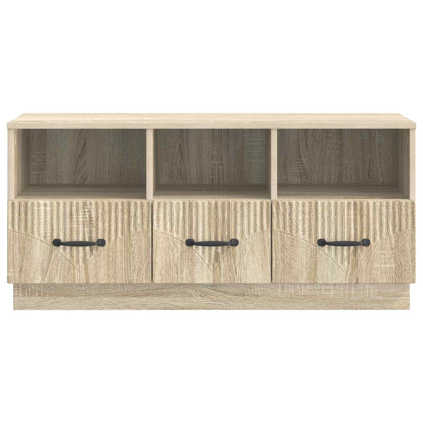 TV-skab med skuffe Sonoma-eg 102 x 34,5 x 47 cm Konstrueret træ