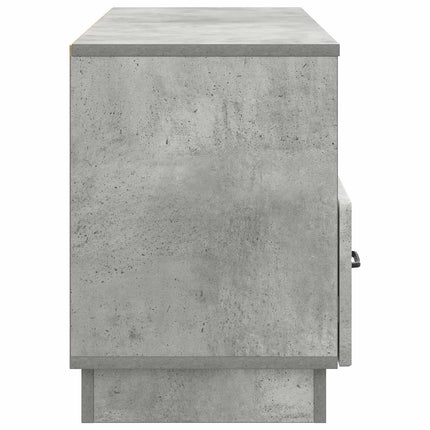 TV-skab med skuffe Betongrå 102 x 34,5 x 47 cm Konstrueret træ