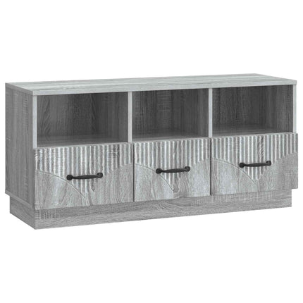 TV-skab Grå sonoma-eg 102 x 34,5 x 47 cm Konstrueret træ