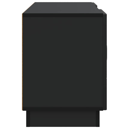 TV-skab 102 x 34,5 x 47 cm Sort Konstrueret træ