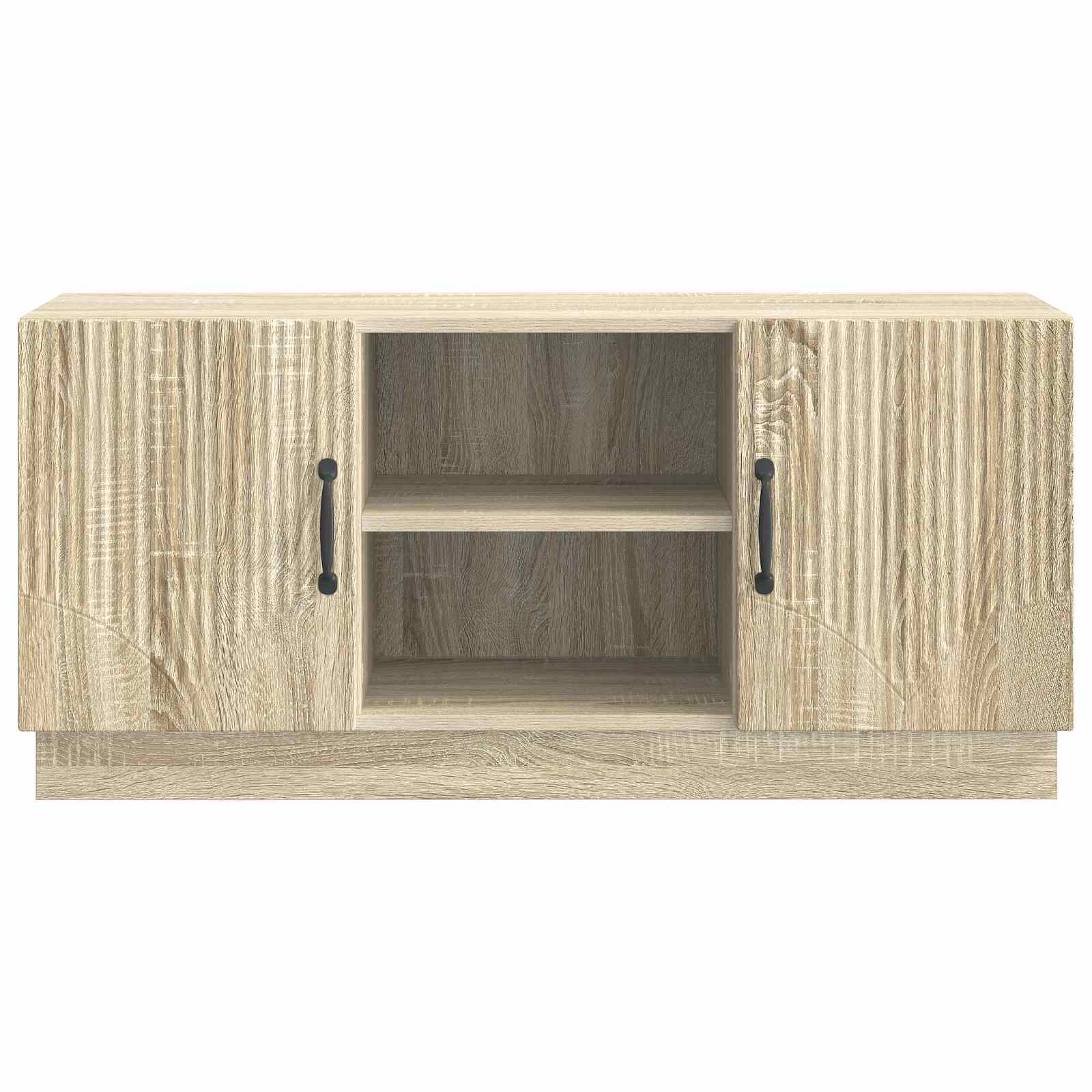 TV-skab Sonoma-eg 102 x 34,5 x 47 cm Konstrueret træ