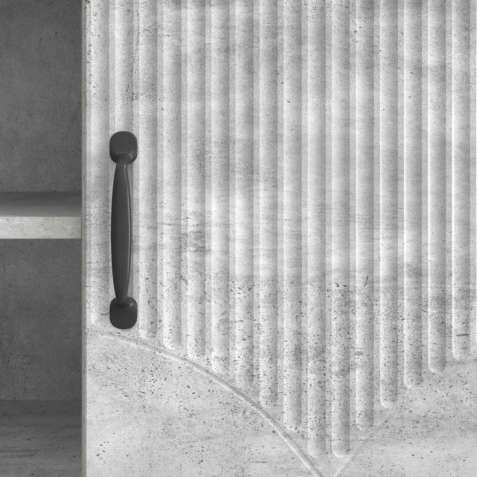 TV-skab Betongrå 102 x 34,5 x 47 cm Konstrueret træ