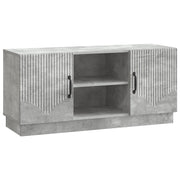 TV-skab Betongrå 102 x 34,5 x 47 cm Konstrueret træ