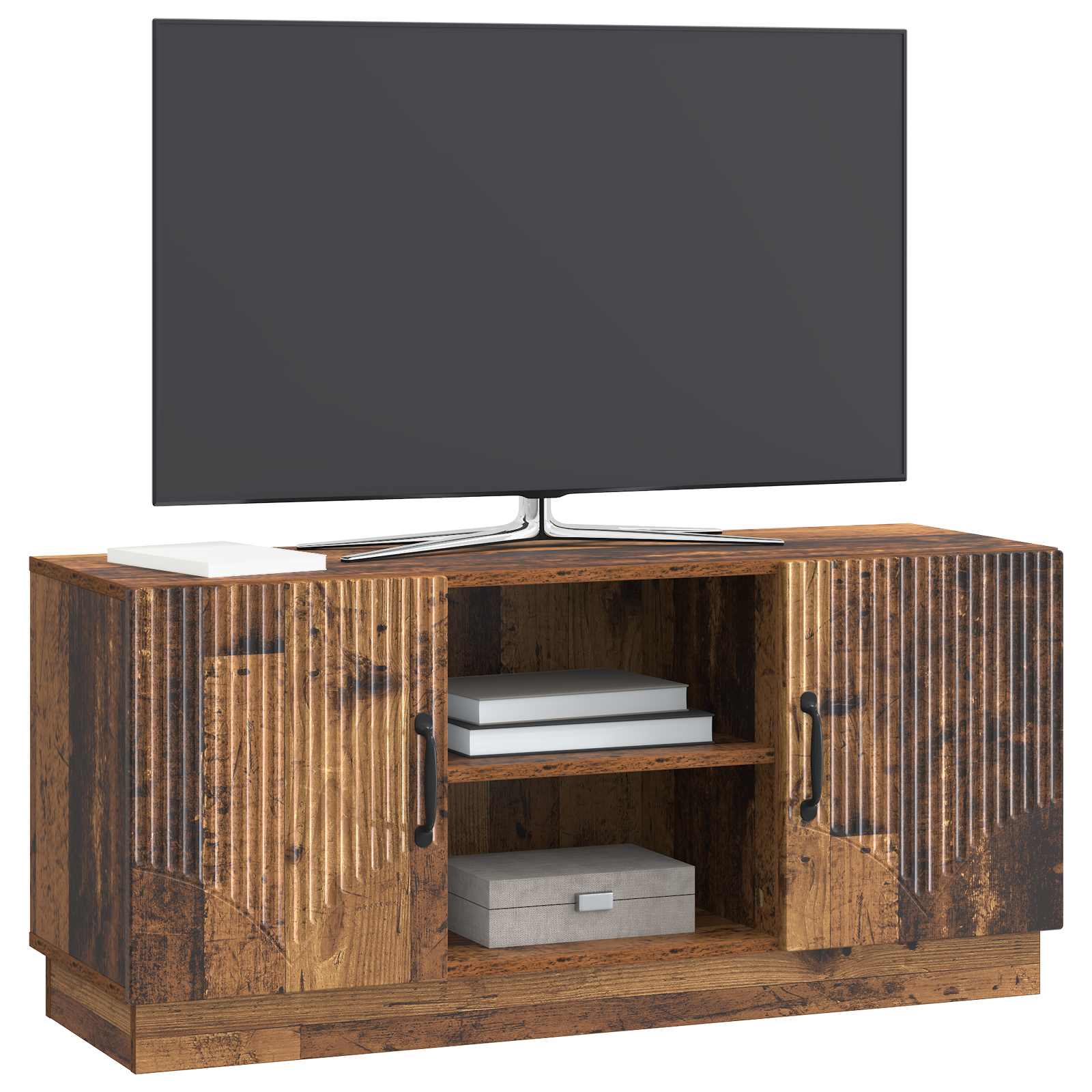 TV-skab Gammelt træ 102 x 34,5 x 47 cm Konstrueret træ