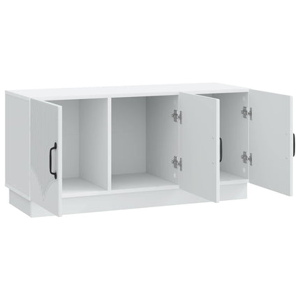 TV-skab Hvid 99 x 34,5 x 47 cm Konstrueret træ