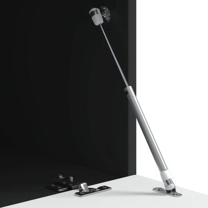Sofabord Sort 90 x 50 x 37 cm Konstrueret træ