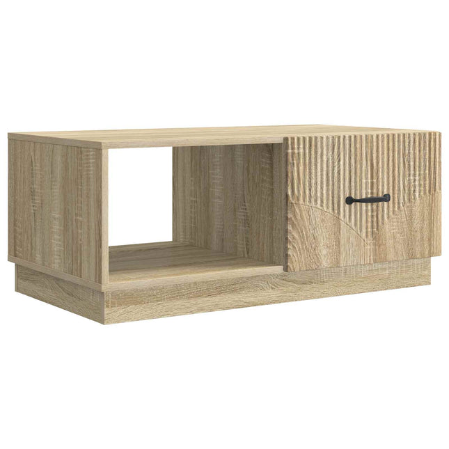 Sofabord Sonoma-eg 90 x 50 x 37 cm Konstrueret træ