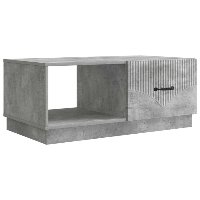 Sofabord Betongrå 90 x 50 x 37 cm Konstrueret træ