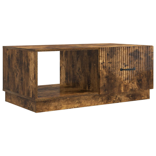 Sofabord Røget eg 90 x 50 x 37 cm Konstrueret træ