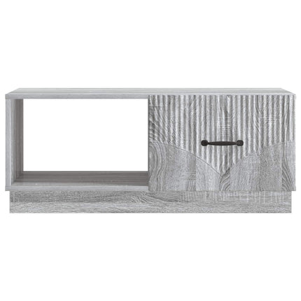 Sofabord Grå sonoma-eg 90 x 50 x 37 cm Konstrueret træ