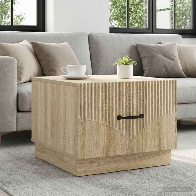 Sofabord Sonoma-eg 49 x 50 x 37 cm Konstrueret træ