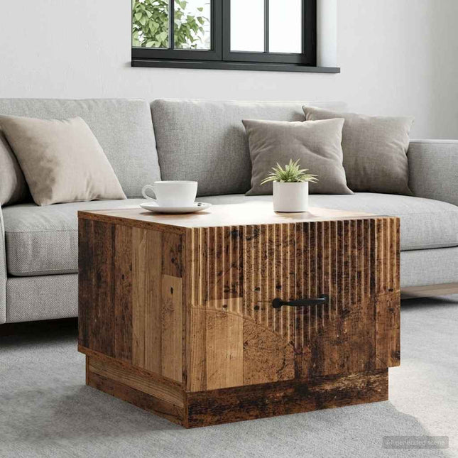 Sofabord Gammelt træ 49 x 50 x 37 cm Konstrueret træ
