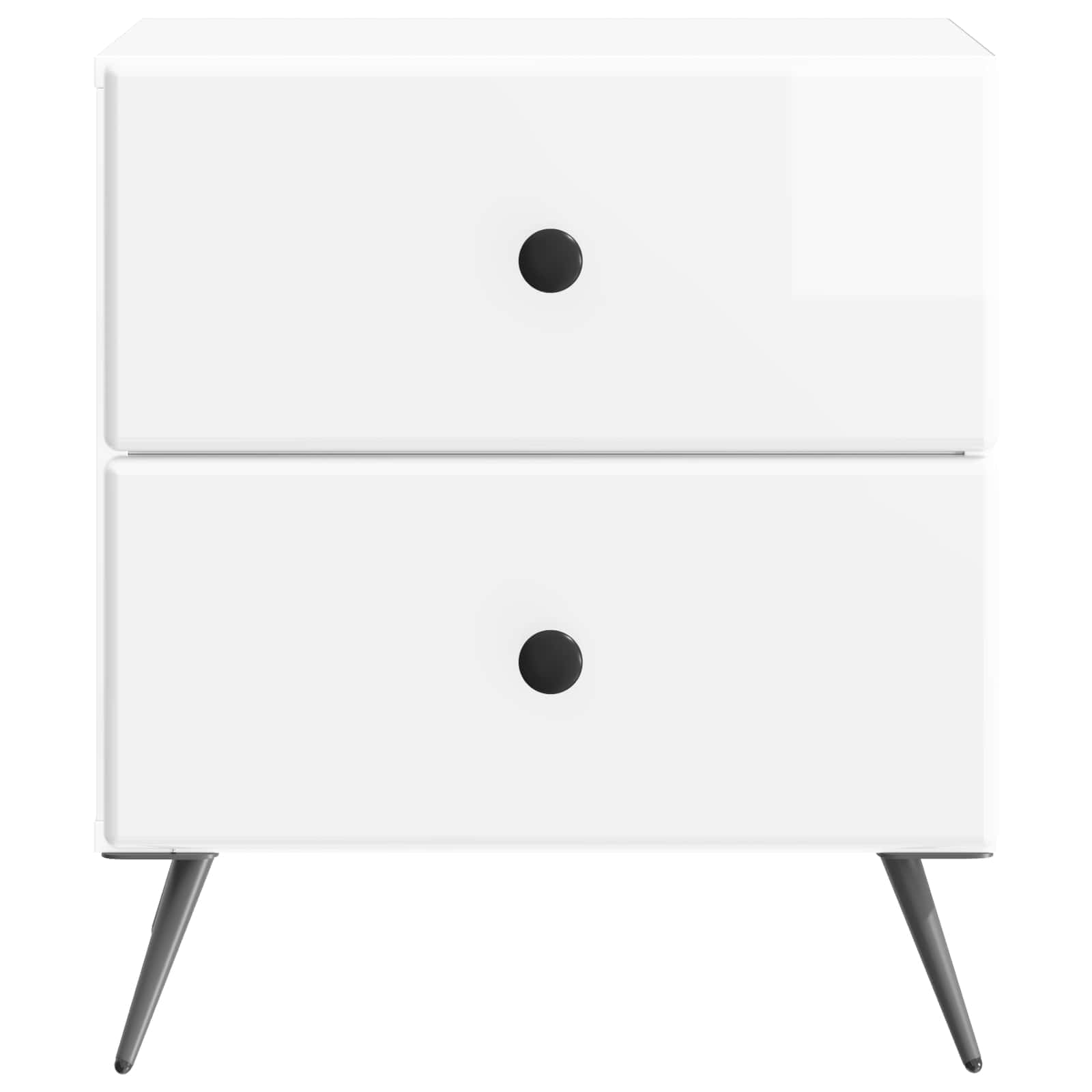 Natskab Hvid højglans 43 x 34,5 x 47,5 cm Konstrueret træ