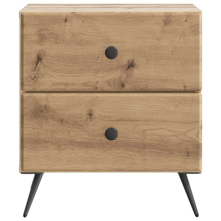 Natskab 2 stk. Artisan-eg 43 x 34,5 x 47,5 cm Konstrueret træ