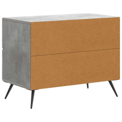 Natskab Betongrå 62 x 34,5 x 47,5 cm Konstrueret træ