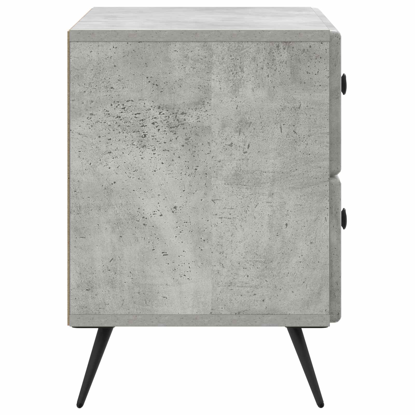 Natskab med skuffe Betongrå 62 x 34,5 x 47,5 cm Konstrueret træ