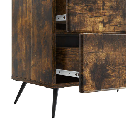 Natskab Røget eg 62 x 34,5 x 47,5 cm Konstrueret træ