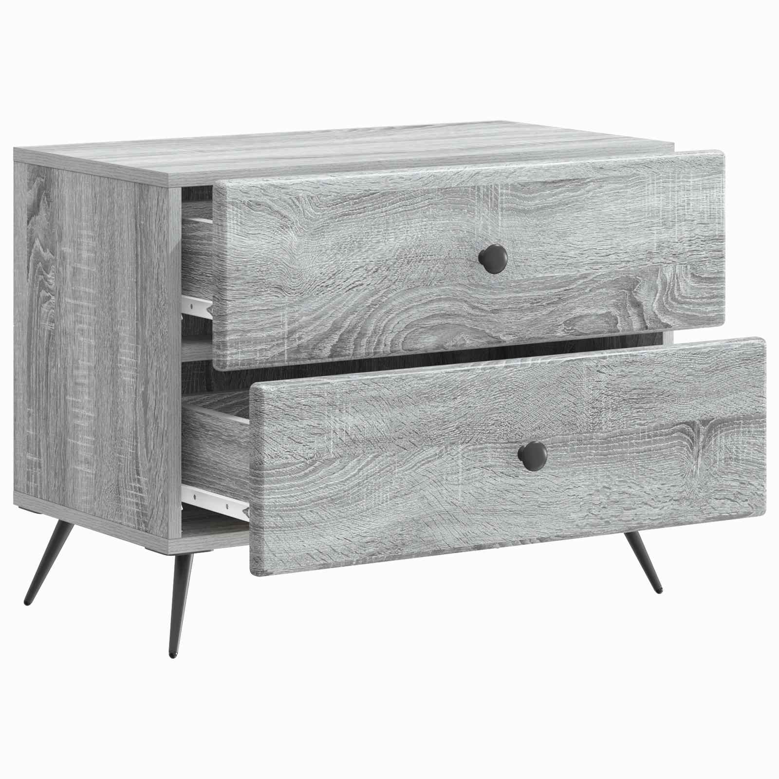 Natskab Grå sonoma-eg 62 x 34,5 x 47,5 cm Konstrueret træ