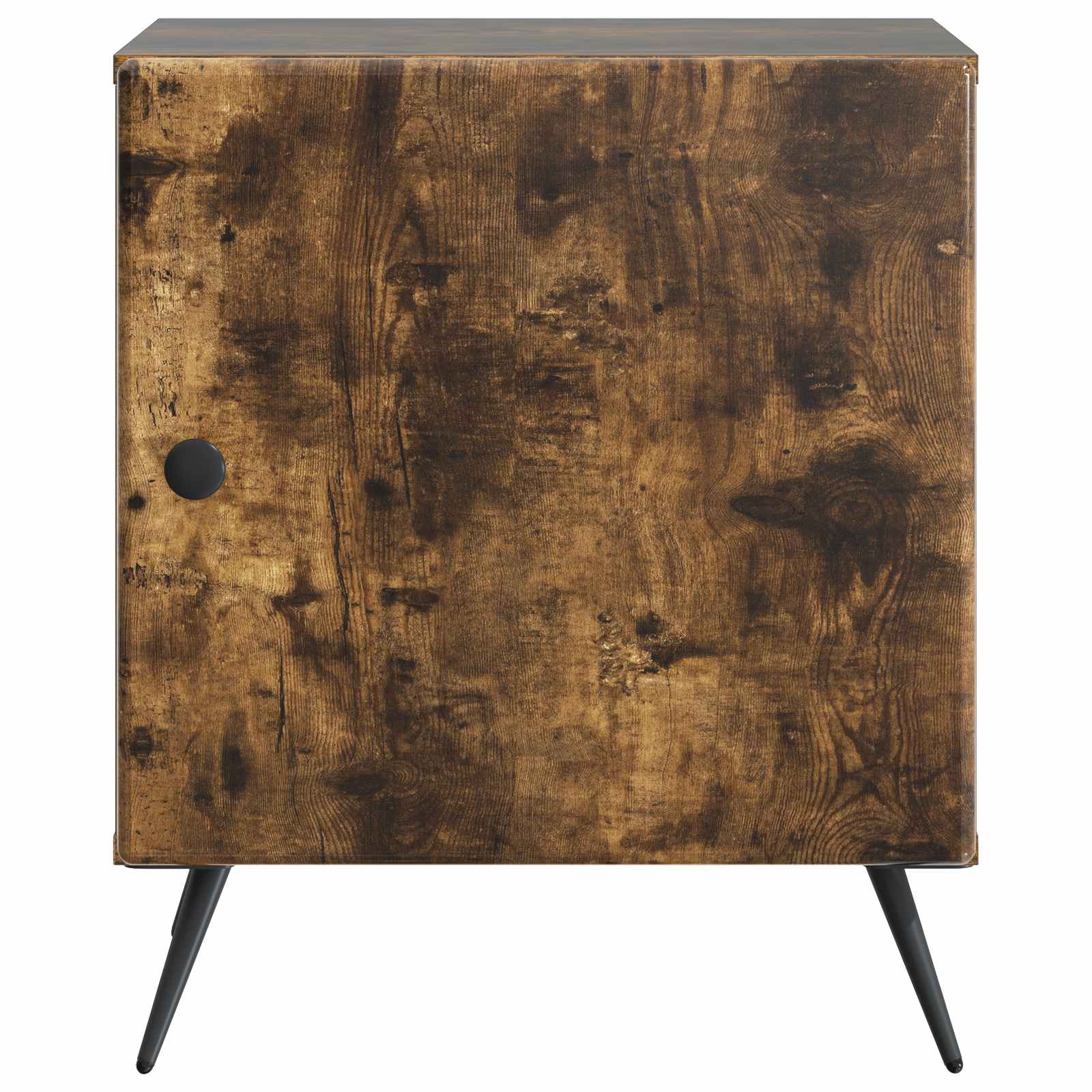Natskab 2 pcs Røget eg 43 x 34,5 x 50 cm Konstrueret træ