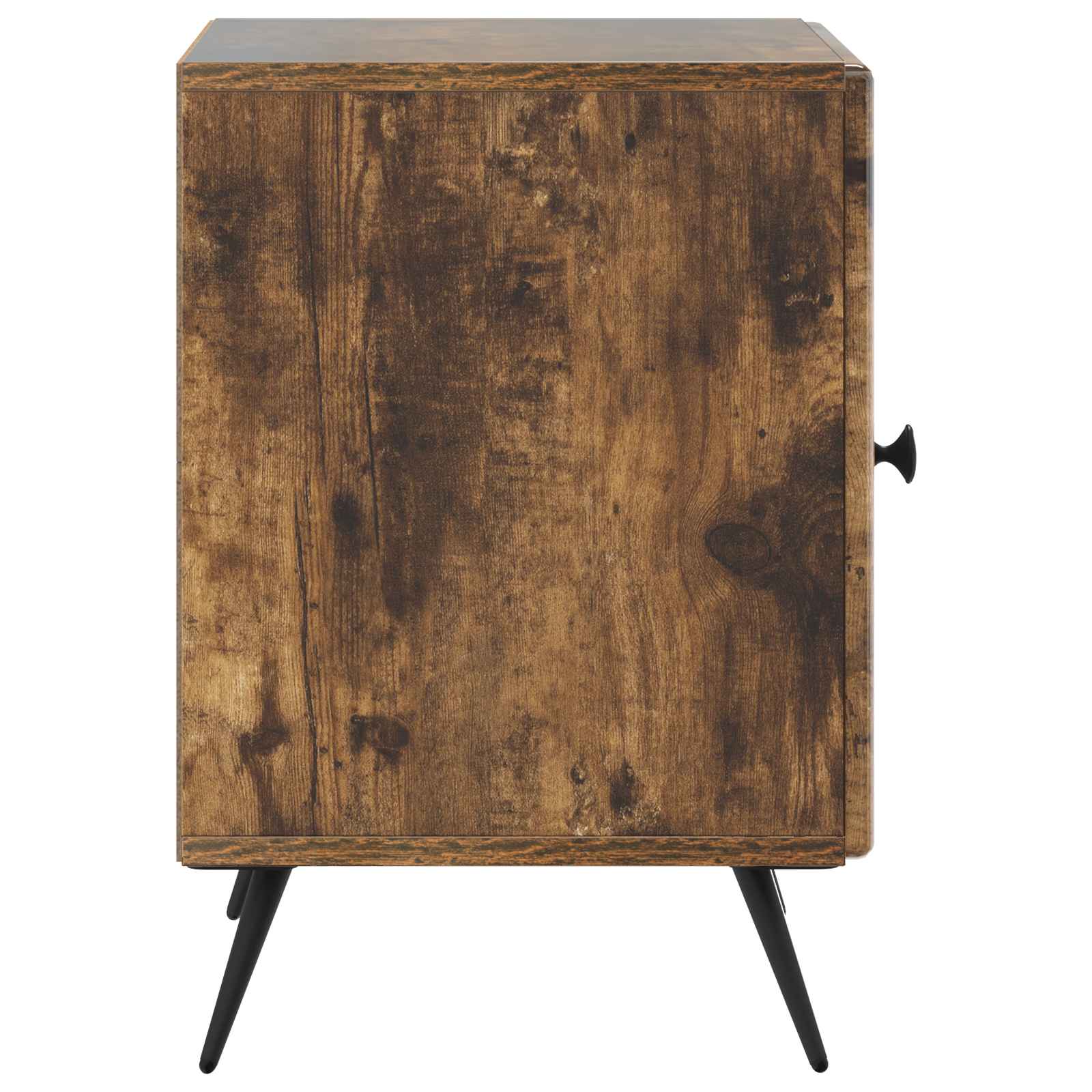Natskab 2 pcs Røget eg 43 x 34,5 x 50 cm Konstrueret træ