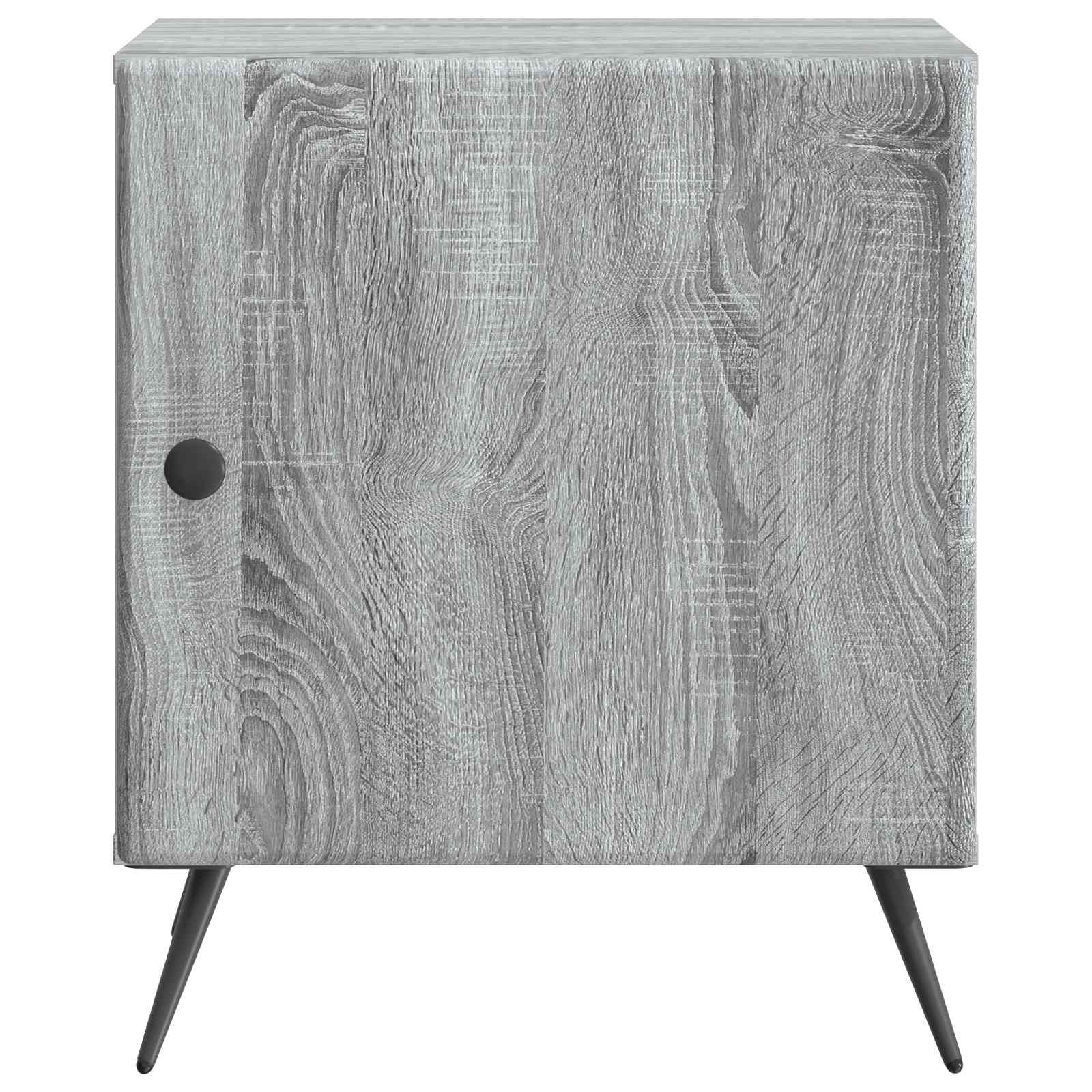 Natskab Grå sonoma-eg 43 x 34,5 x 50 cm Konstrueret træ