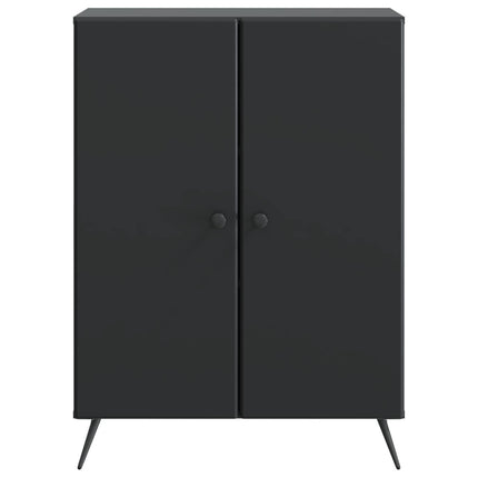 Sideboard Sort 66 x 34,5 x 90 cm Konstrueret træ