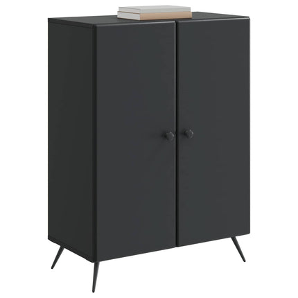 Sideboard Sort 66 x 34,5 x 90 cm Konstrueret træ