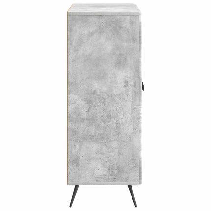 Sideboard Betongrå 66 x 34,5 x 90 cm Konstrueret træ