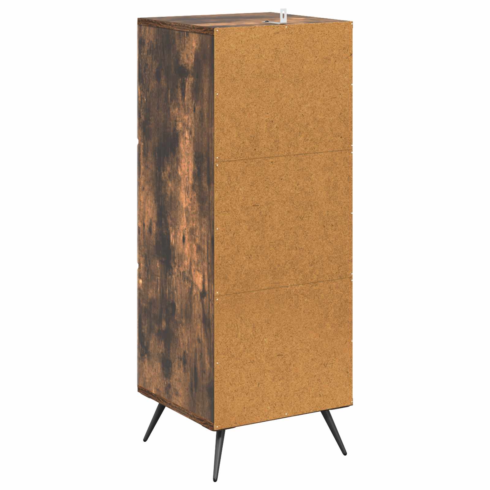 Skuffeskab Røget eg 33 x 34,5 x 90 cm Konstrueret træ