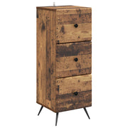 Skuffeskab Gammelt træ 33 x 34,5 x 90 cm Konstrueret træ