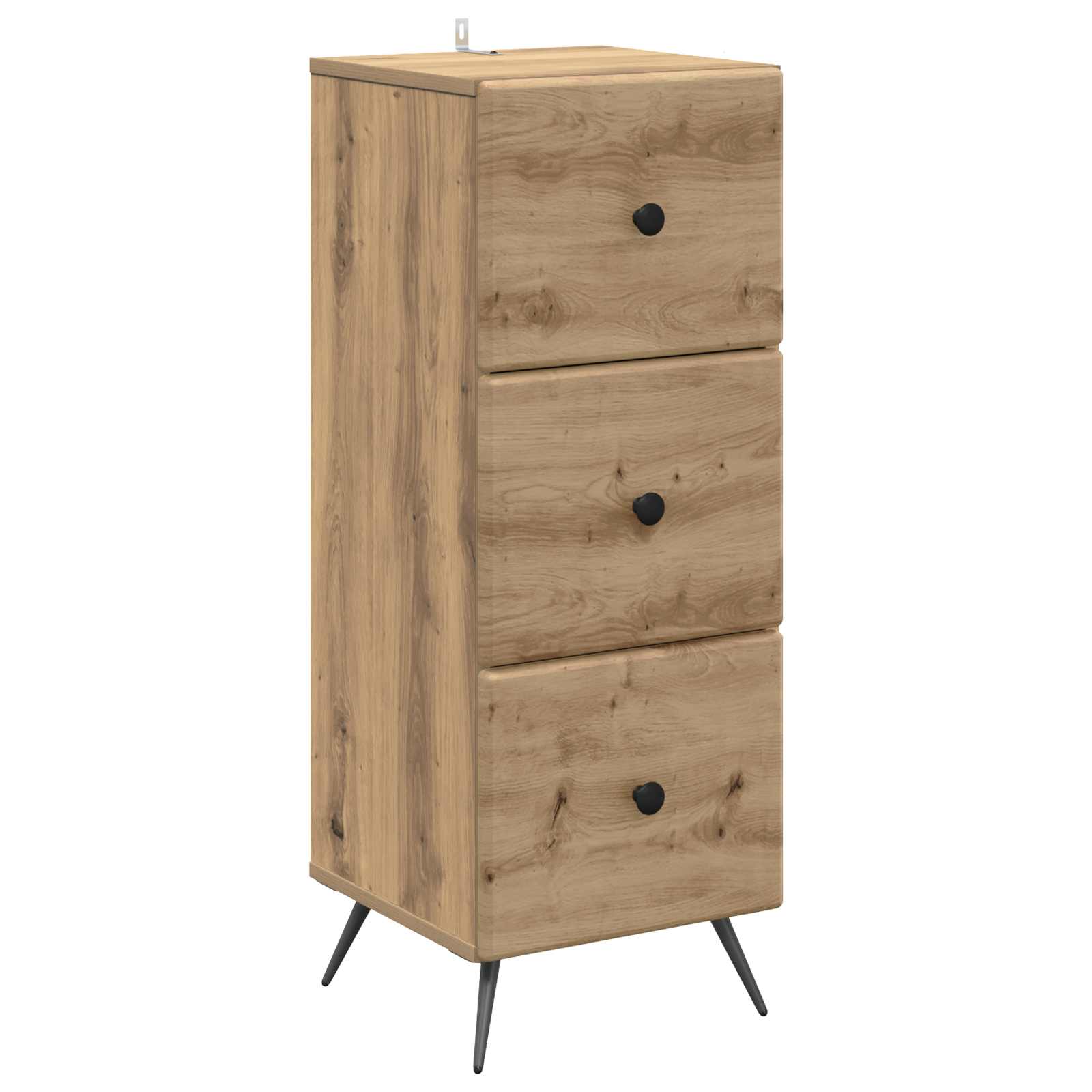 Skuffeskab Artisan-eg 33 x 34,5 x 90 cm Konstrueret træ