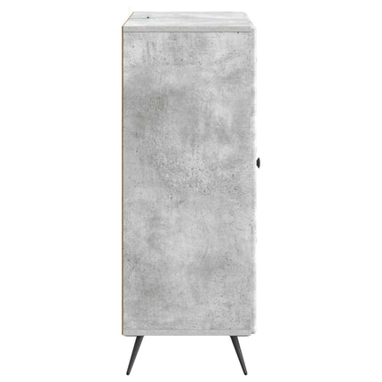 Sideboard Betongrå 66 x 34,5 x 90 cm Konstrueret træ