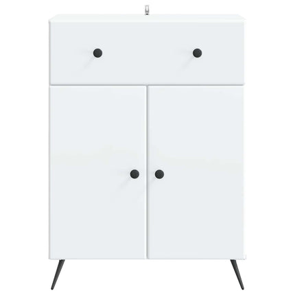 Sideboard Hvid 66 x 34,5 x 90 cm Konstrueret træ