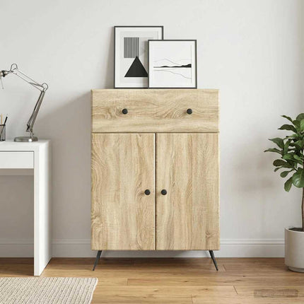 Sideboard Sonoma-eg 66 x 34,5 x 90 cm Konstrueret træ