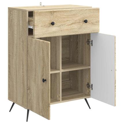 Sideboard Sonoma-eg 66 x 34,5 x 90 cm Konstrueret træ