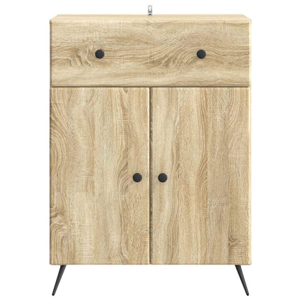 Sideboard Sonoma-eg 66 x 34,5 x 90 cm Konstrueret træ