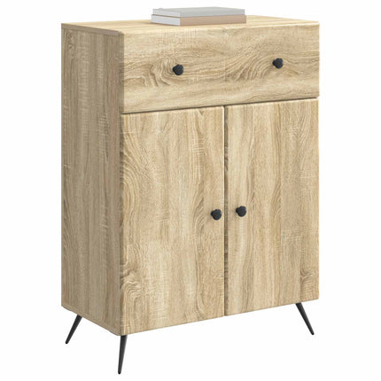 Sideboard Sonoma-eg 66 x 34,5 x 90 cm Konstrueret træ
