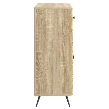 Sideboard Sonoma-eg 66 x 34,5 x 90 cm Konstrueret træ