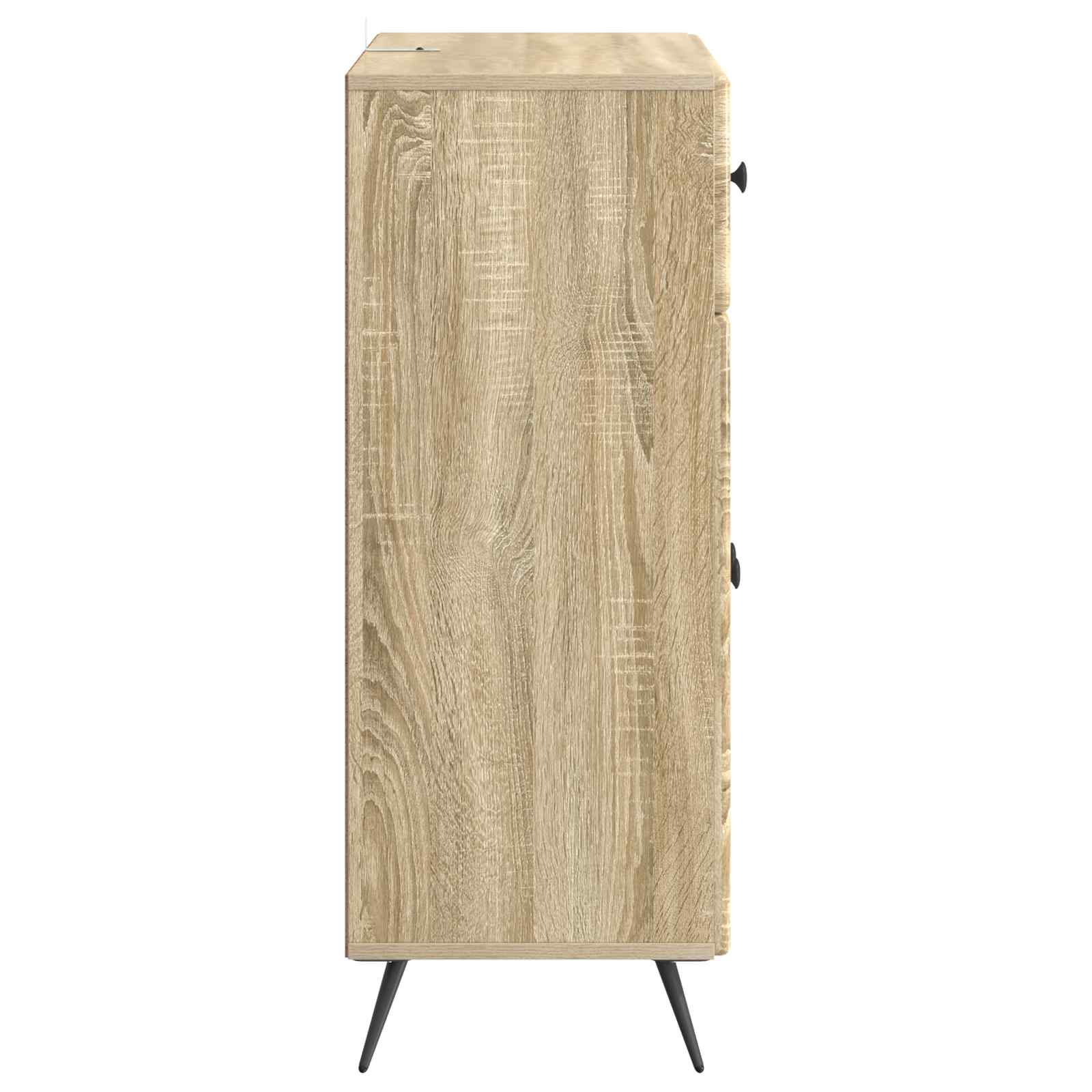 Sideboard Sonoma-eg 66 x 34,5 x 90 cm Konstrueret træ