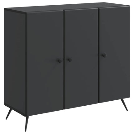 Sideboard Sort 89 x 34,5 x 80 cm Konstrueret træ